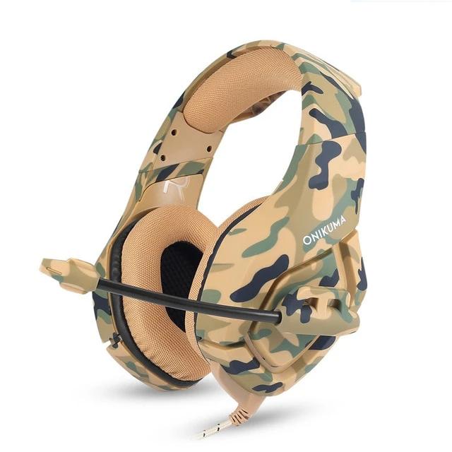 Camouflage PS4 Headset Bass Gaming Headphones