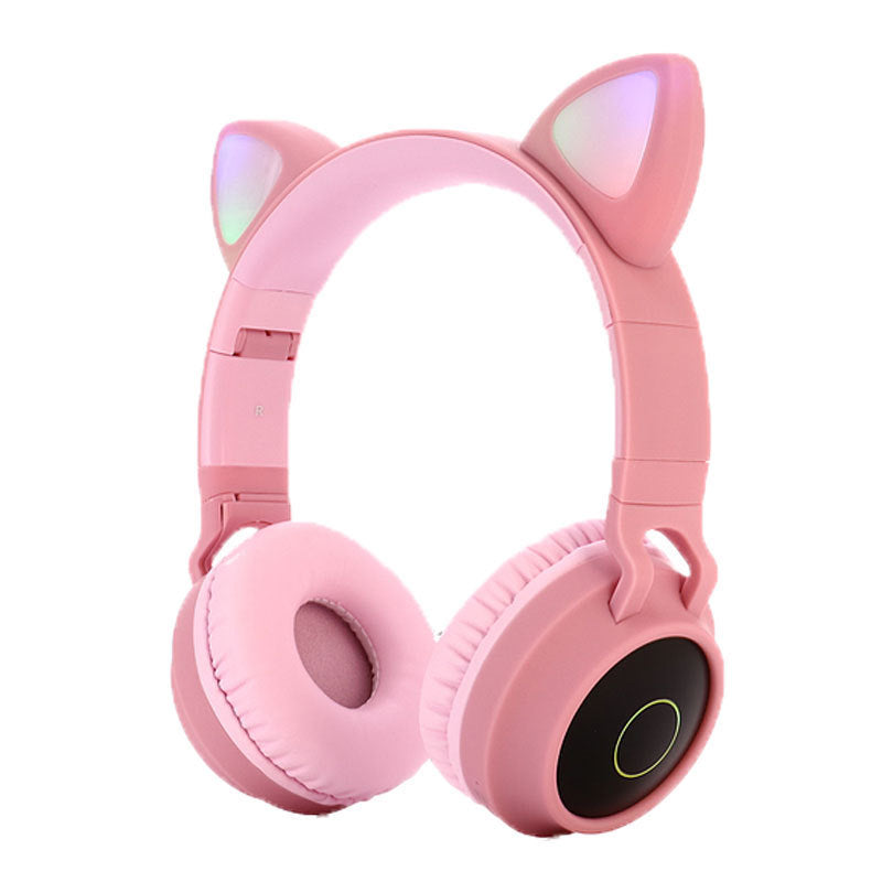 Cute Cat Bluetooth 5.0 Headset Wireless Stereo Bass Headphones